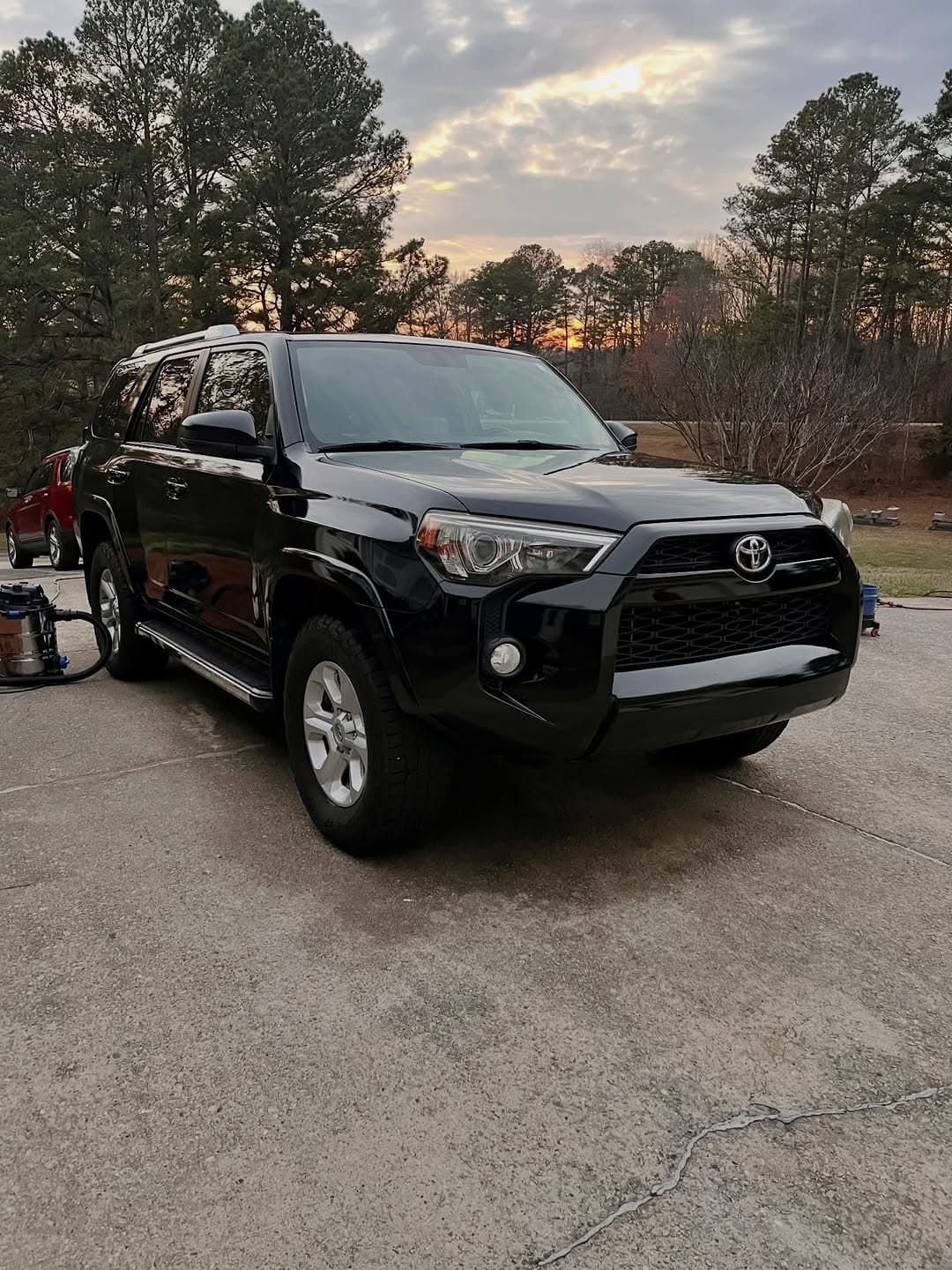Exterior detailing on a toyota, Cumming GA